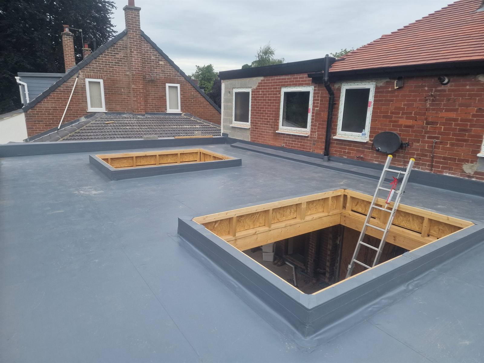 Fatra single-ply warm roof, Sprotbrough